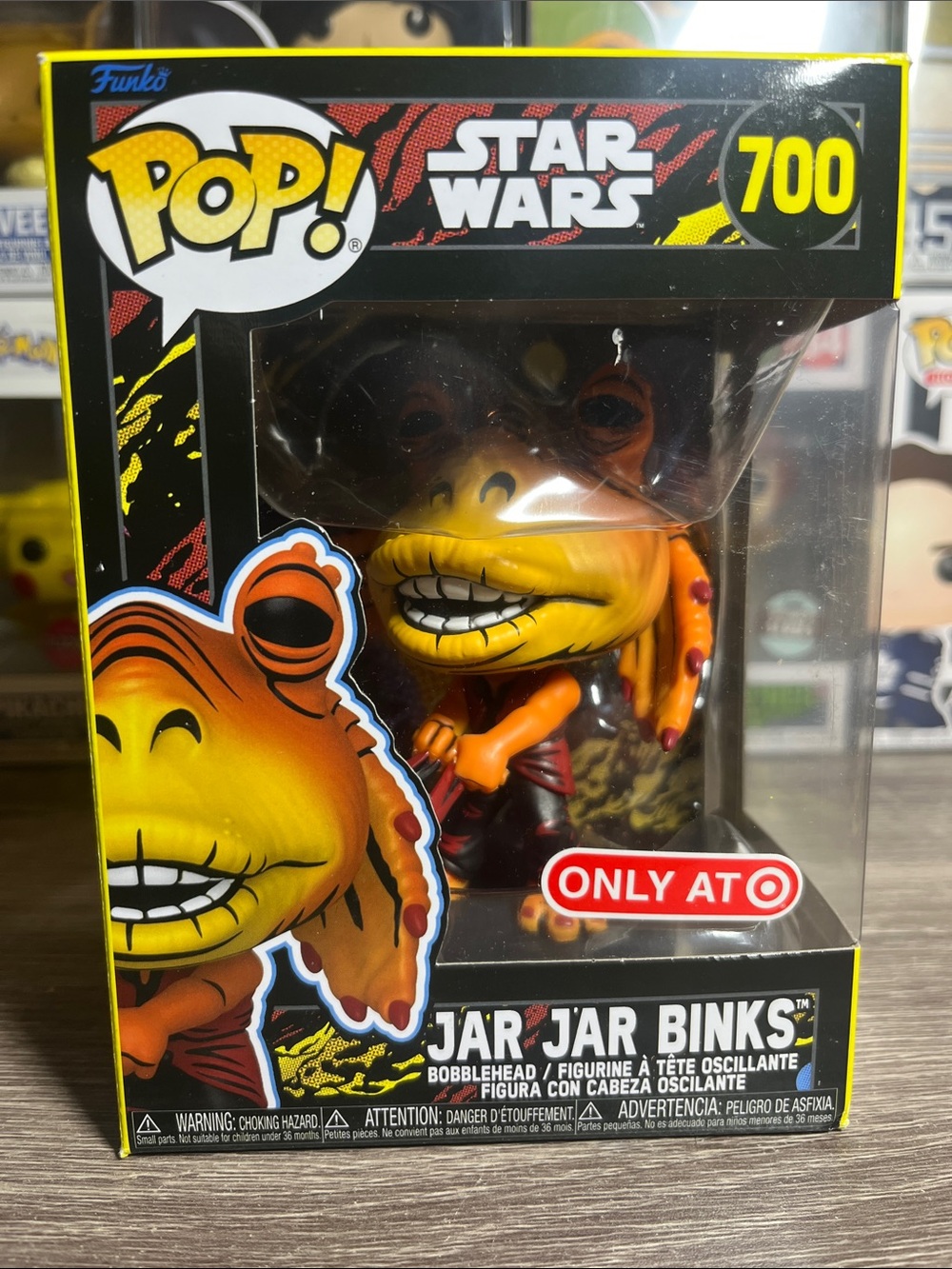 Funko POP! Jar Jar Binks in Orange and Yellow - Target Exclusive